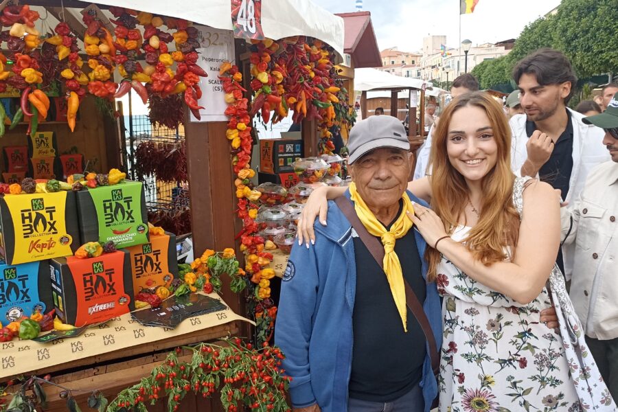 Mein Nonno und ich in Diamante